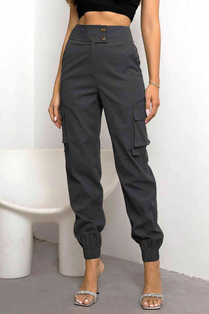 Stylish and Functional Natasha Women's High-Waisted Cargo Pants for Modern Women