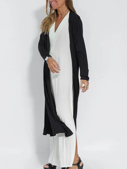 Chic and Versatile Elise Women's Solid-Colored Cardigan for Effortless Style