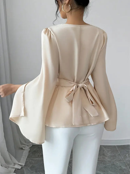 Diana Stylish Women's Top with Bell Sleeves for Elegant Fashion