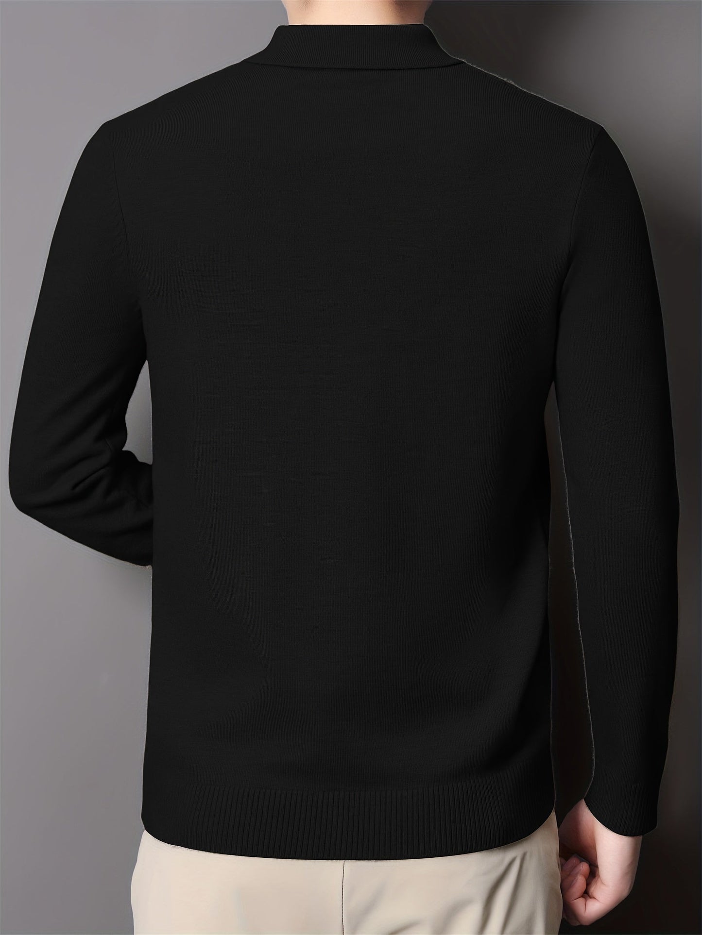 Men's Autumn Knit Sweater with Chest Pocket – Relaxed Fit | Noah
