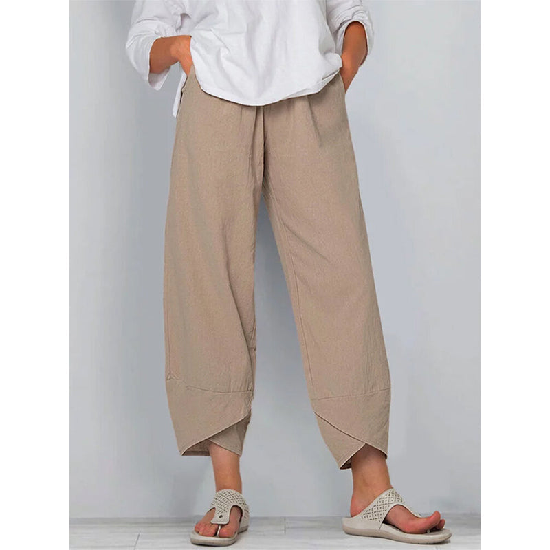 Elena Women's Stylish and Comfortable Trousers for Effortless Chic