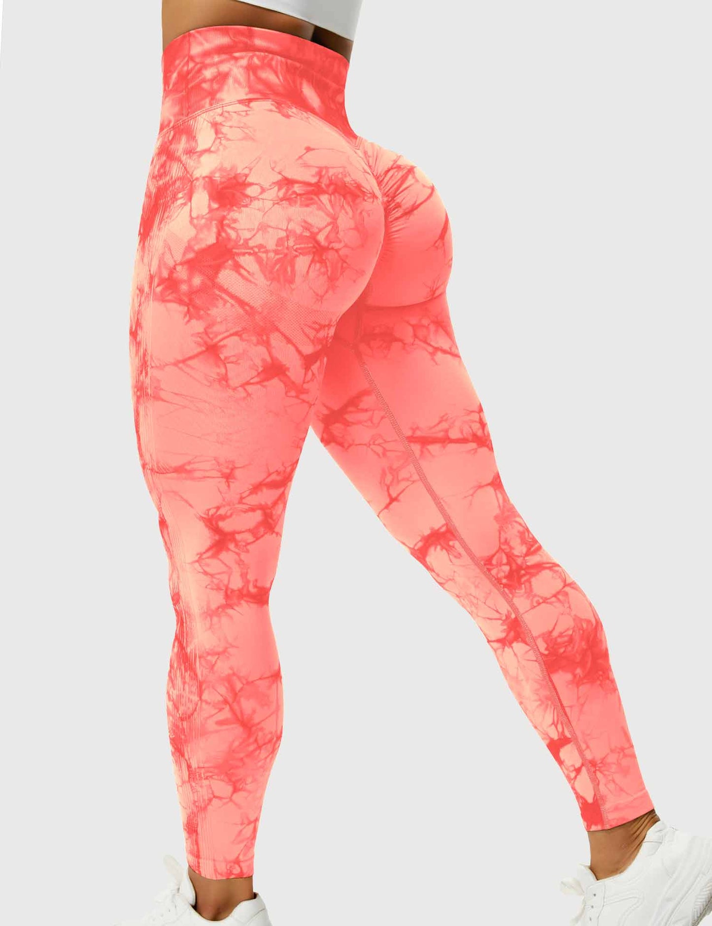 Chic and Cozy Tie-Dye Leggings for Women - Trendy Activewear and Casual Fashion